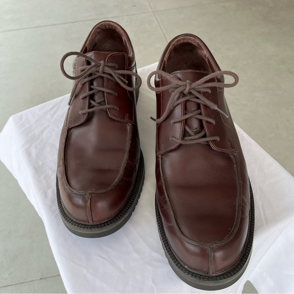 Cole Haan Split Toe Brown Leather Oxford Lace Up Dress Shoes Size 11 1/2 M main image 11